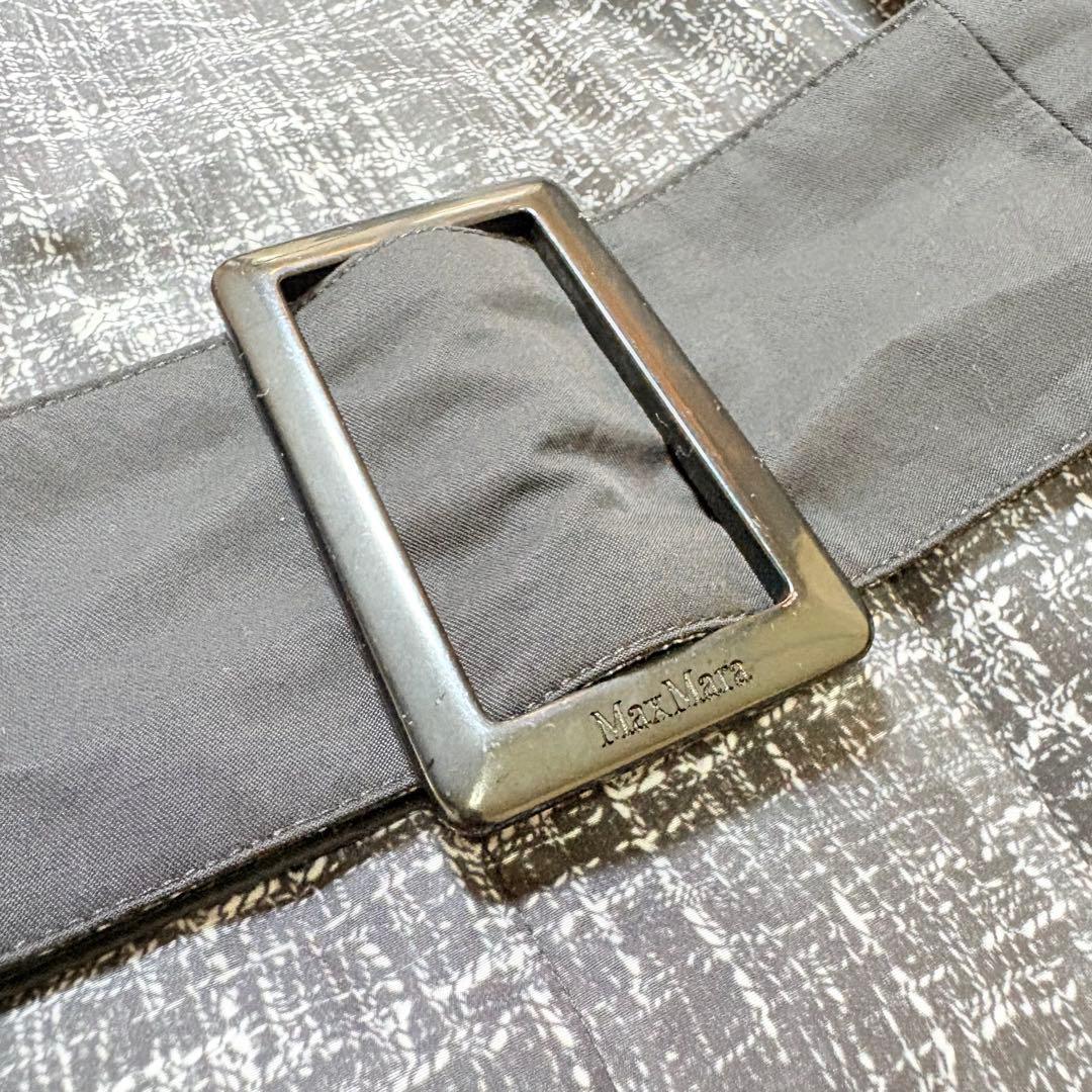 Max Mara RAIN WEAR リバーシブルナイロンコート　黒　36