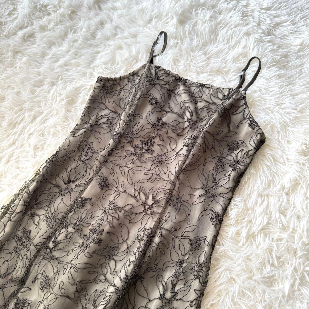 【新品未使用】Lejaレジャ　マーメイドキャミワンピース　カーキ　Mサイズ