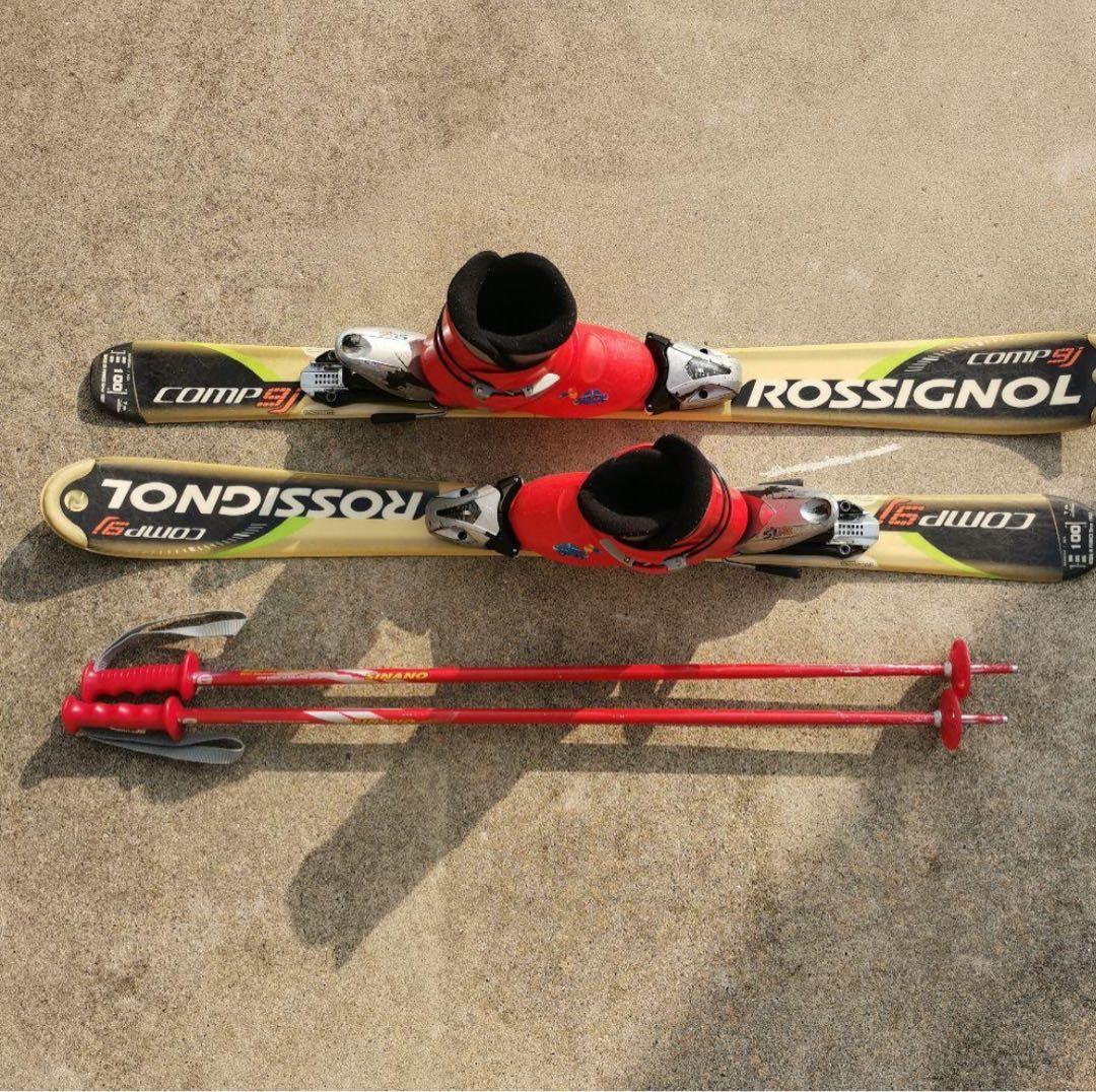 【モニークさん専用】スキーセット　板100cm ブーツ18.５cm