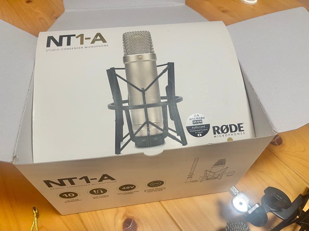 rode nt1-aと、rode専用固定器具のセット