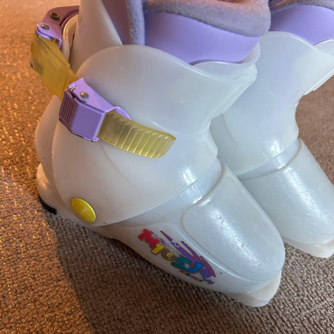 ３点セットスキーセット ブーツ20cm、板110cm、ストック91cm