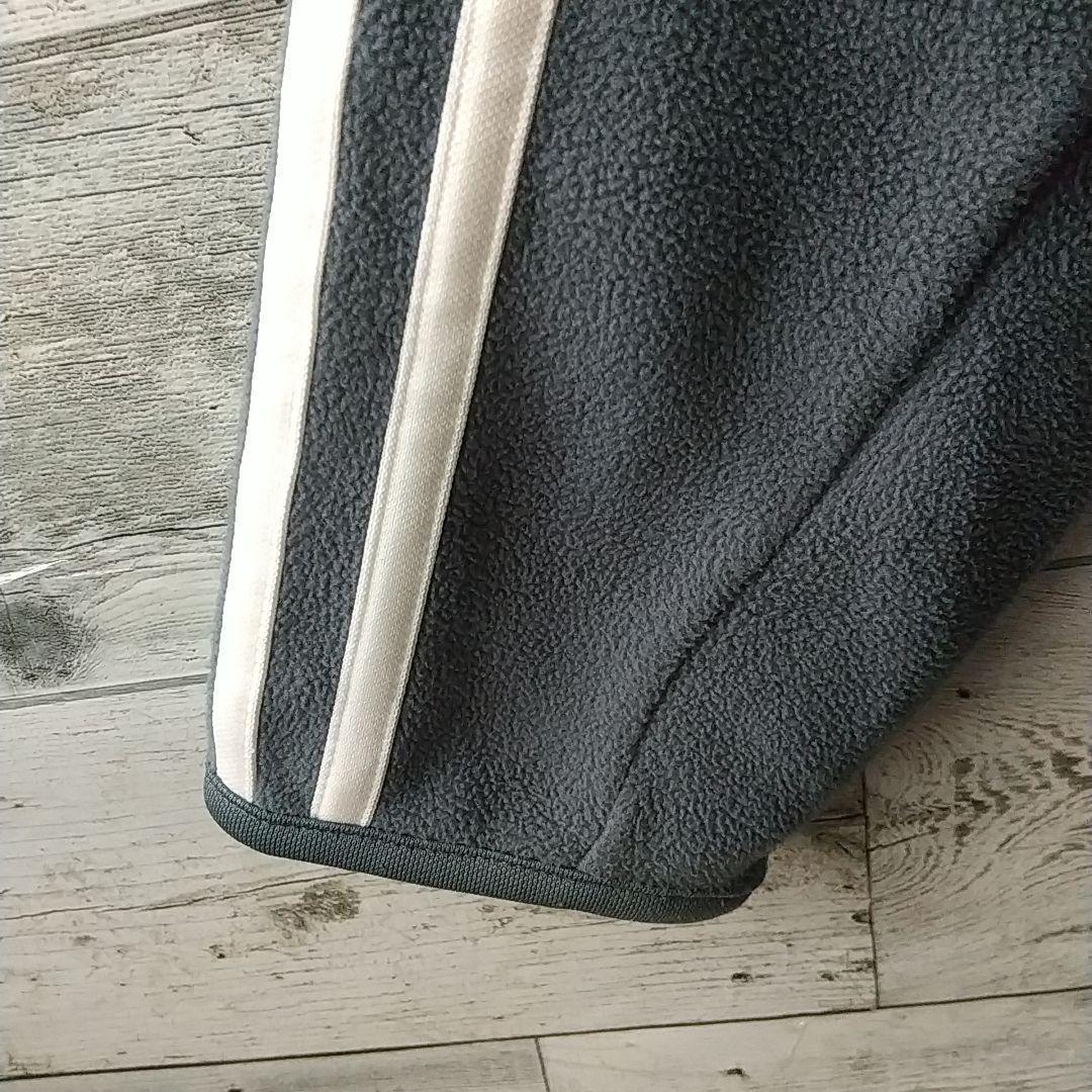 使用感少☆アディダス ドイツ代表 刺繍 エンブレム ハーフジップ フリース M