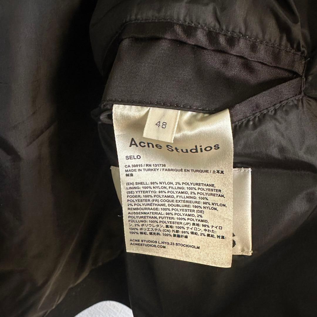 【美品】アクネステュディオス SELO ボンバージャケット ma-1ブラック48
