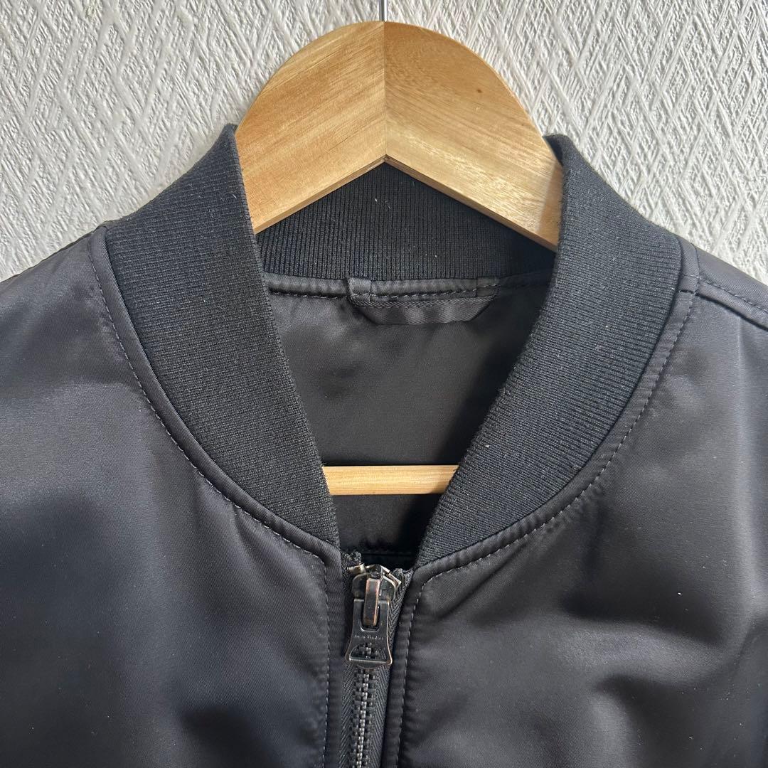 【美品】アクネステュディオス SELO ボンバージャケット ma-1ブラック48