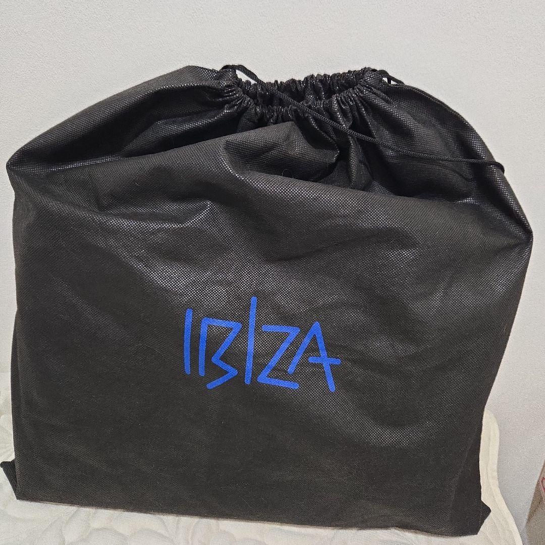イビサ ブリーフバッグ シュリングレザー 黒 ユニセックス✨