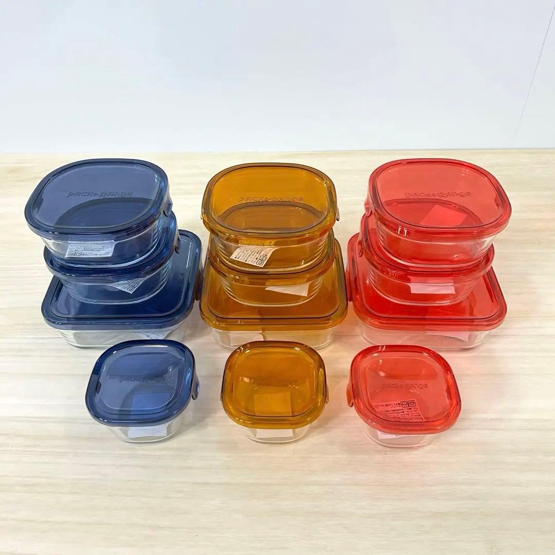 未使用 iwaki 耐熱ガラス保存容器 12点セット