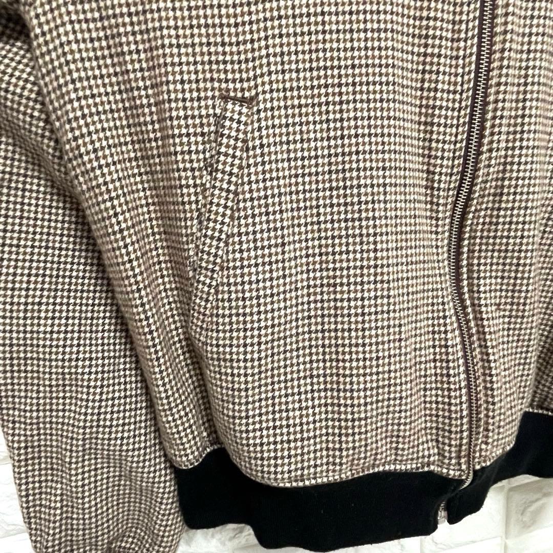 OASIS リアムギャラガー着 adidas 千鳥柄 ウール ツイードジャケット