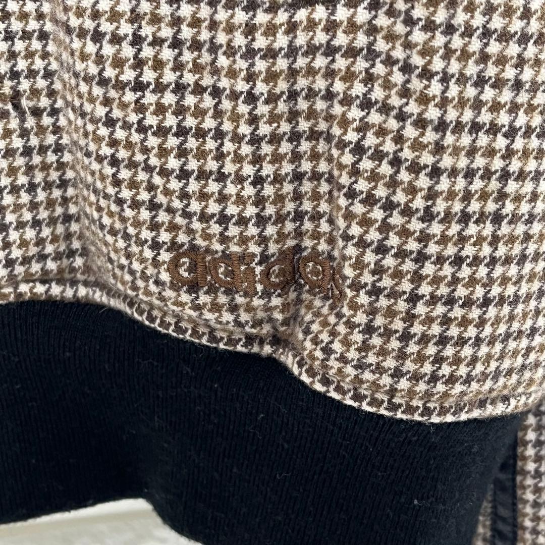 OASIS リアムギャラガー着 adidas 千鳥柄 ウール ツイードジャケット