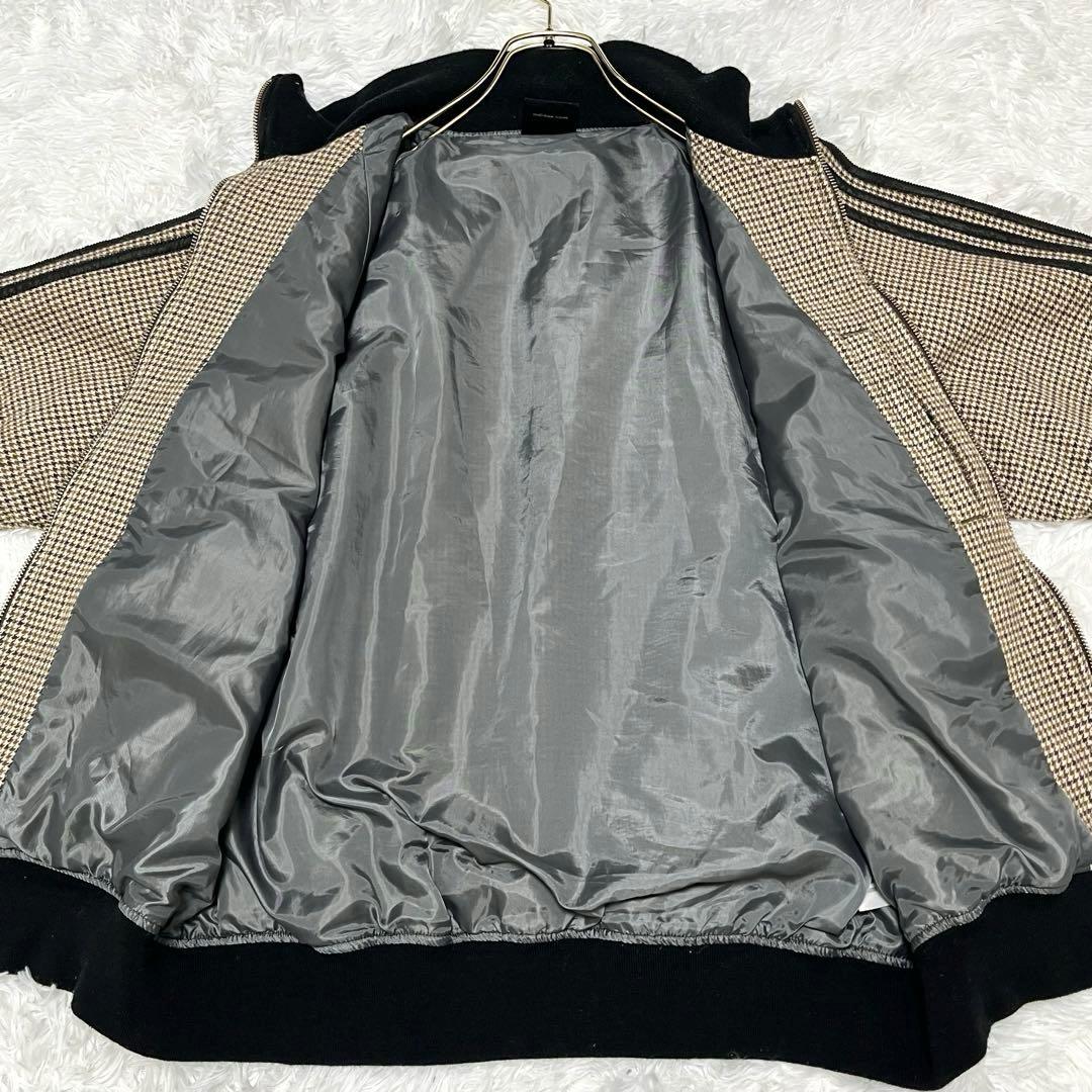 OASIS リアムギャラガー着 adidas 千鳥柄 ウール ツイードジャケット