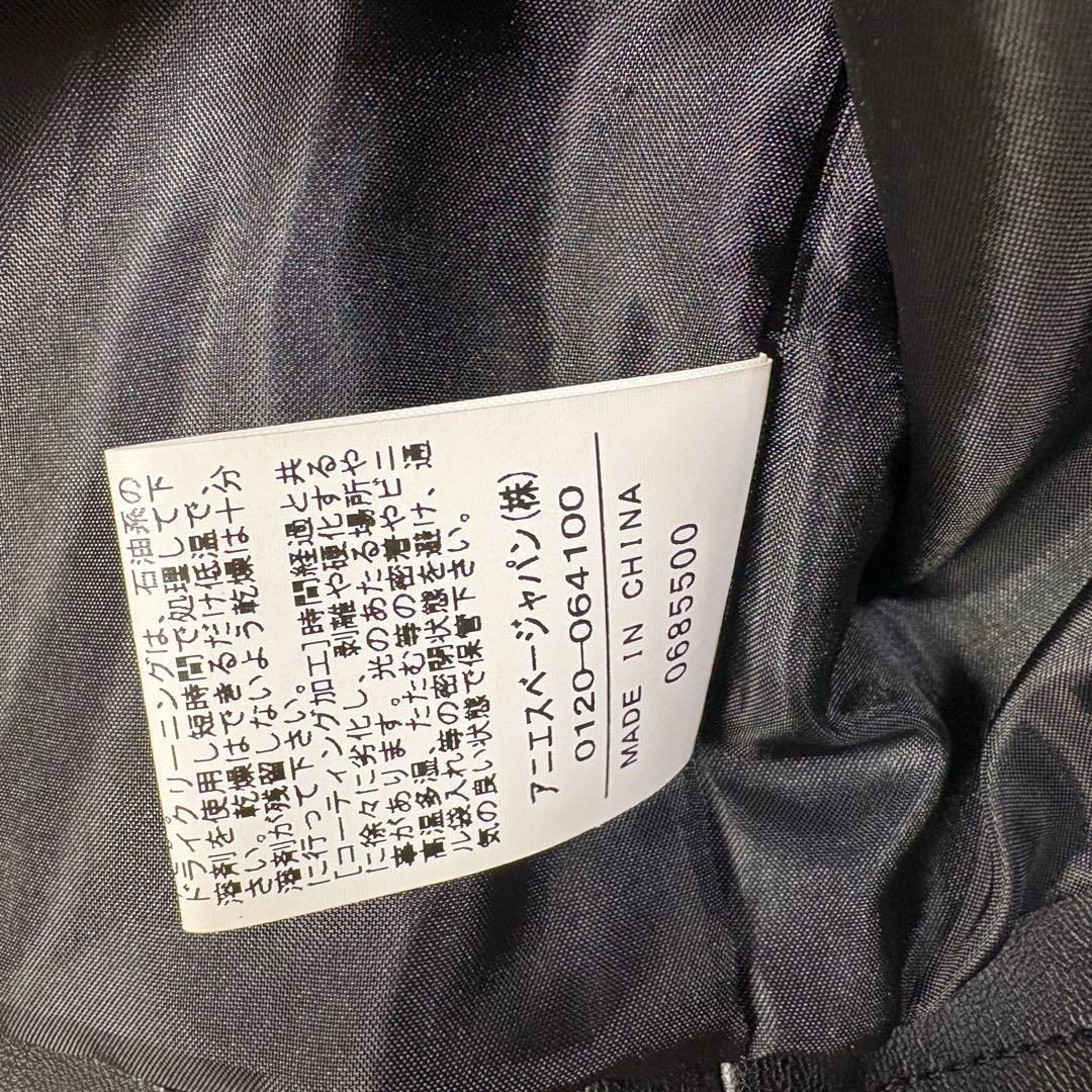 新品未使用 agnès b. アニエスベー 黒レザージャケット 12 ans