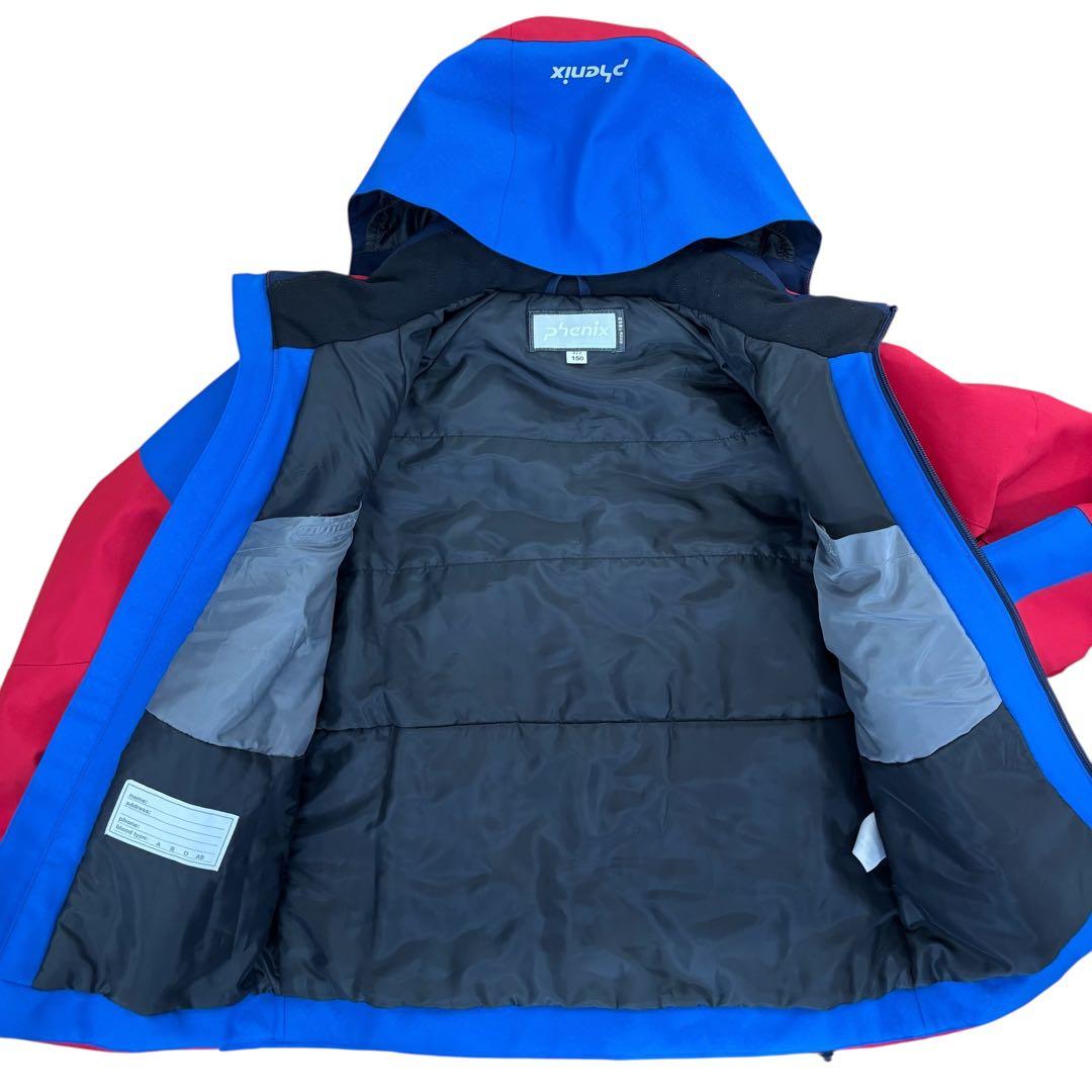【即日発送 極美品】Phenix スキーウェアセット150cm サイズ調整機能付