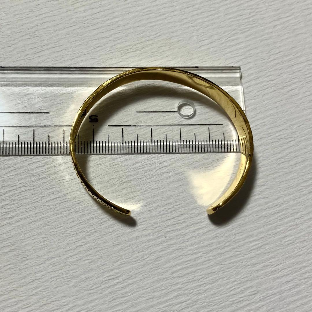【美品】セルジュトラヴァル バングル ゴールド