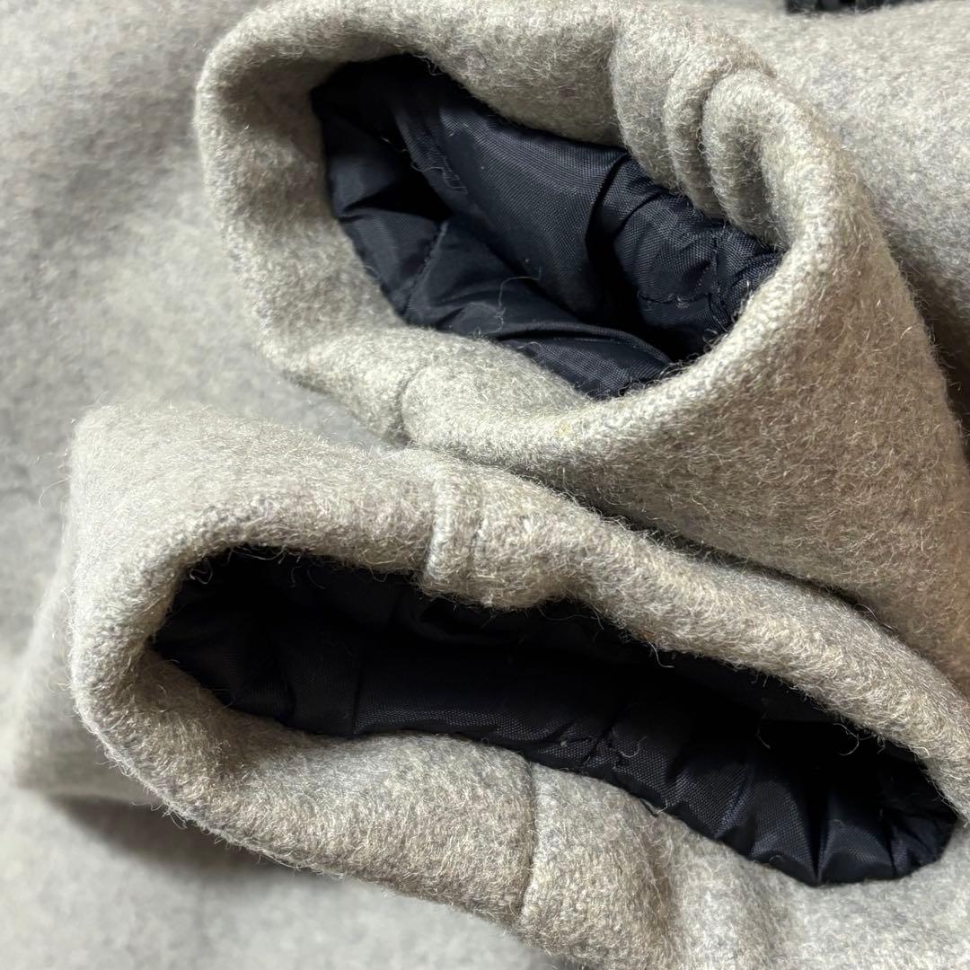 Schott ショット ピーコート シングル キルティング裏地 グレー USA製