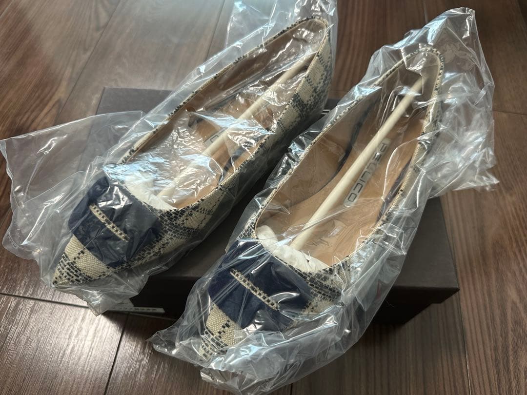 PELLICO チェック柄 パンプス