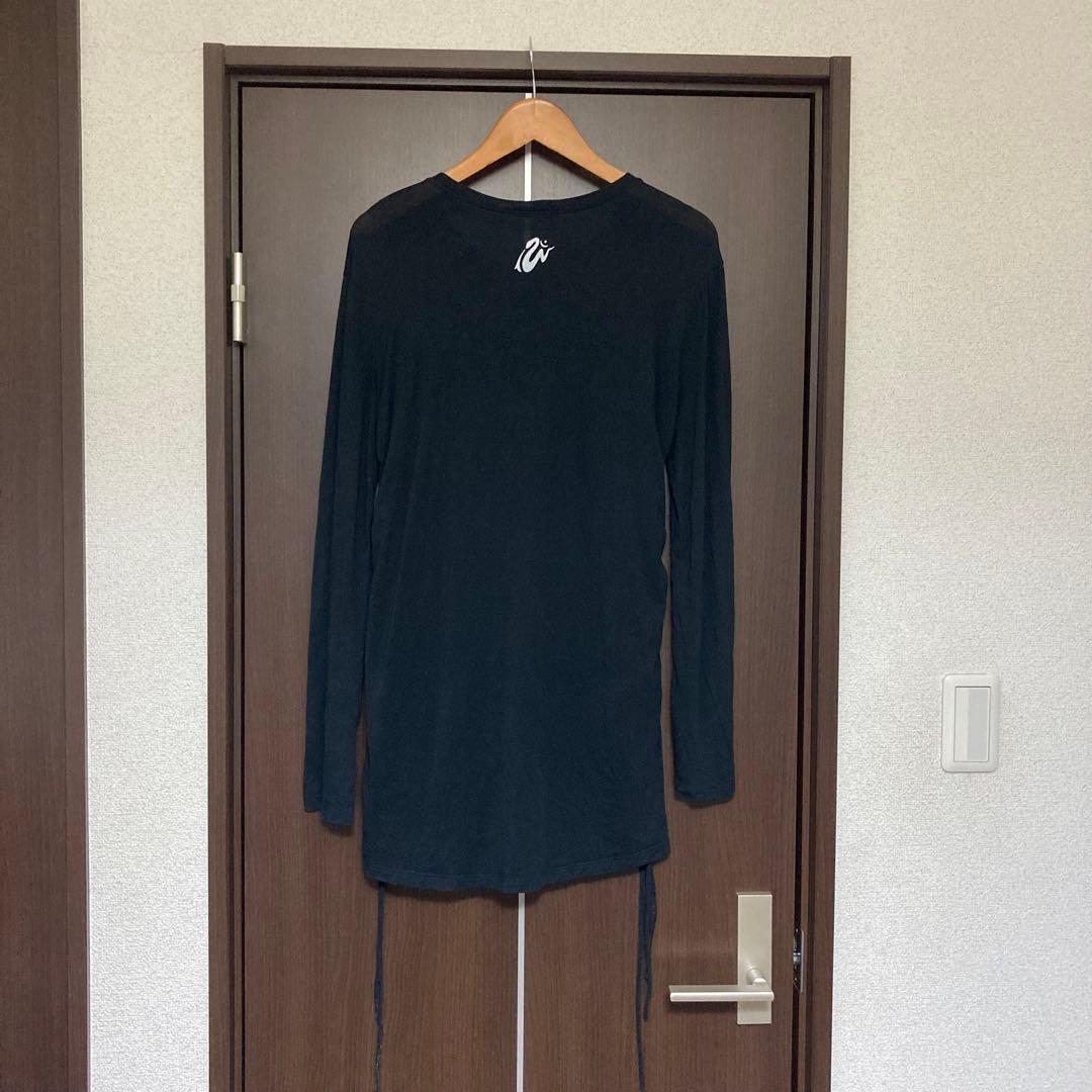 Kmrii サーペント バタフライ ロングスリーブ カットソー ブラック 黒 S