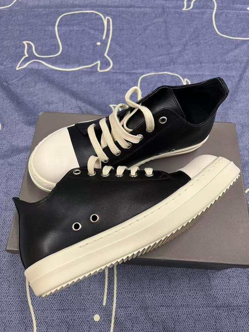 美品【Rick Owens】ロースニーカー/2025春夏38
