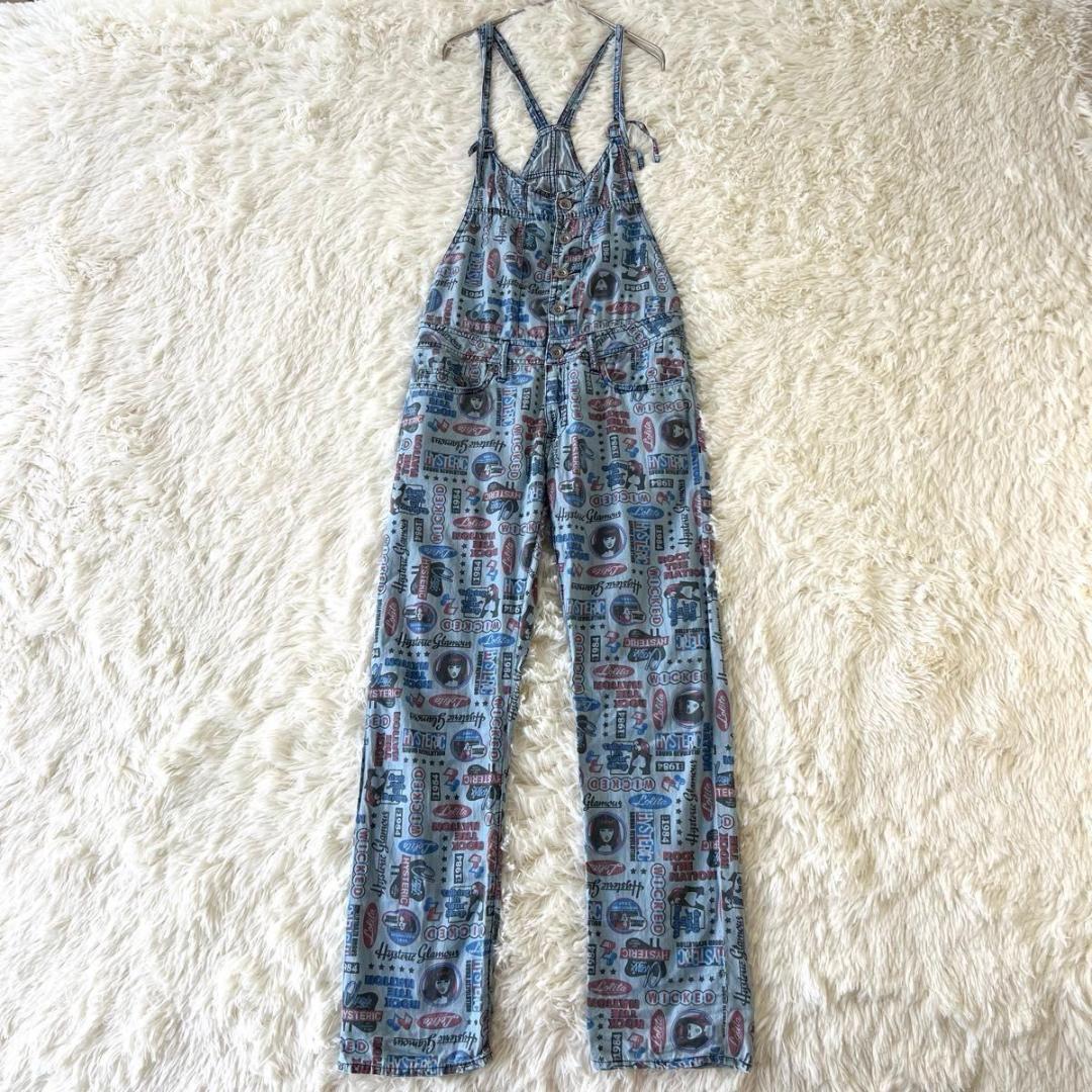 サロペット・オーバーオール・オールインワン HYSTERIC GLAMOUR pattern overalls M