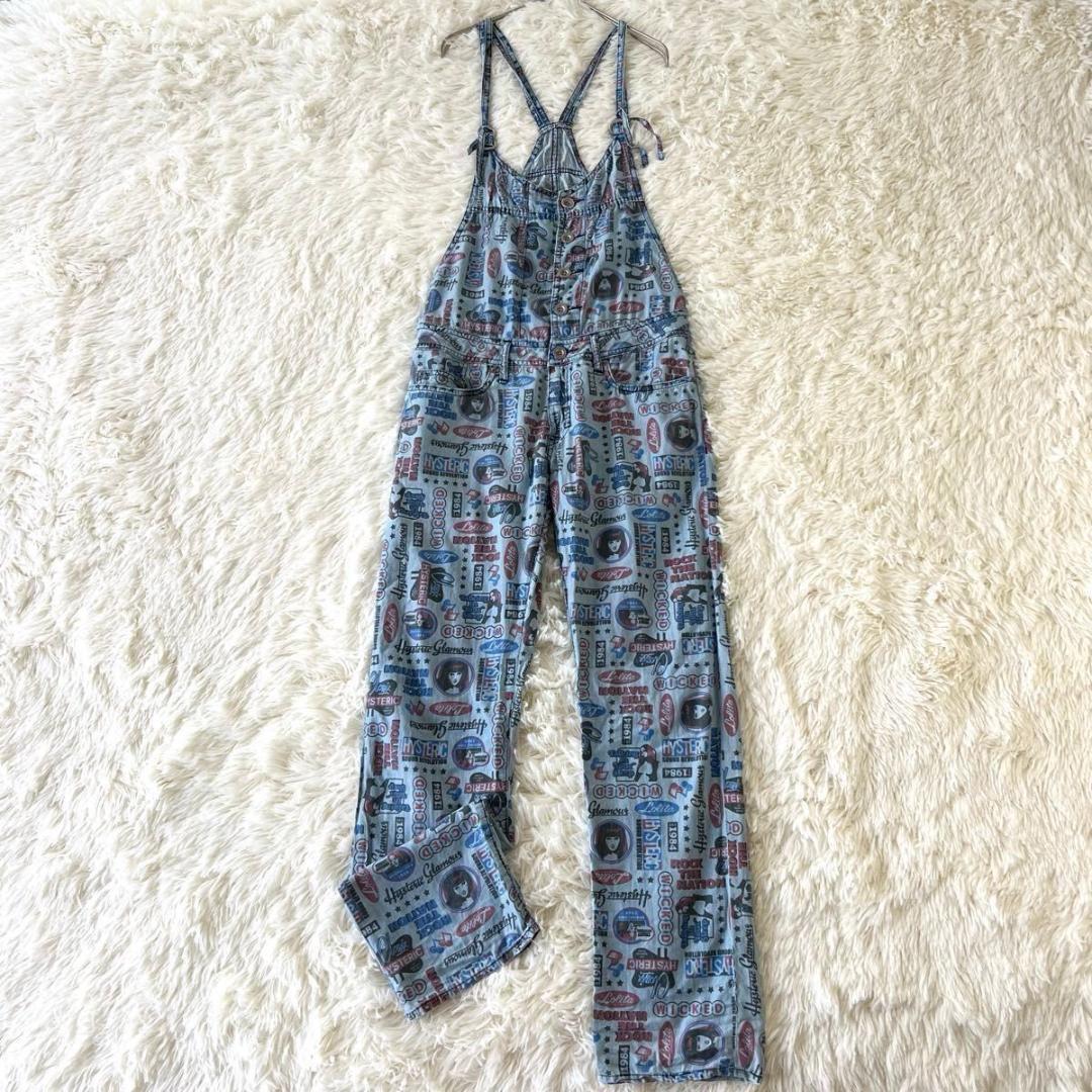 サロペット・オーバーオール・オールインワン HYSTERIC GLAMOUR pattern overalls M