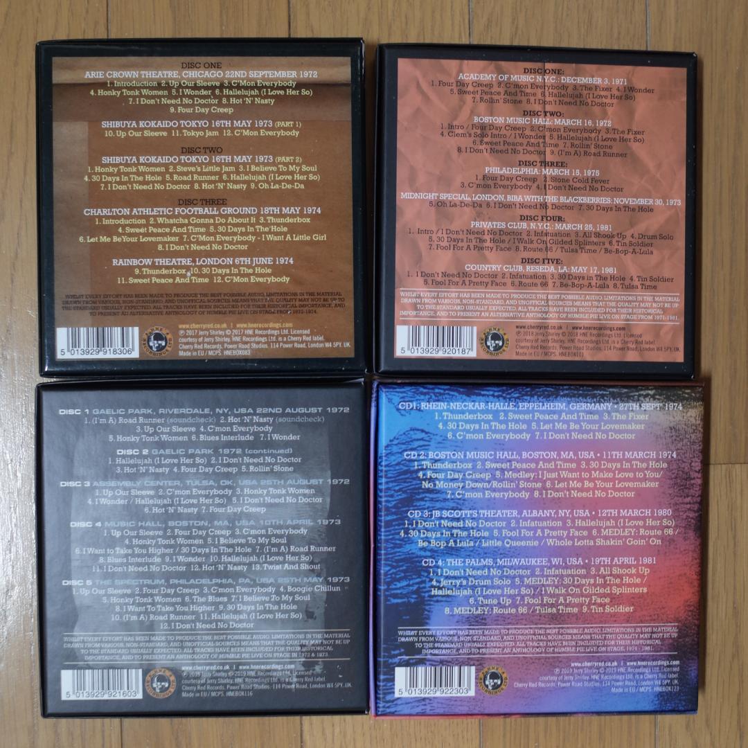 HUMBLE PIE OFFICIAL BOOTLEG BOX Vol.1～4