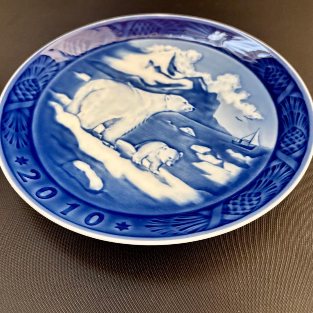 【未使用保管品】【ロイヤルコペンハーゲン】イヤープレート 2010 飾り皿 絵皿