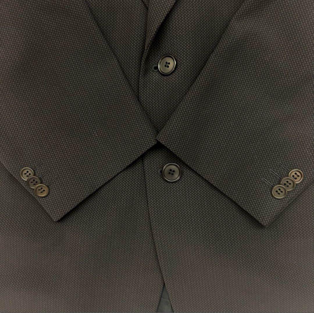 【黒タグ⚡️極美品】GIORGIO ARMANI 最高級スーツ 52 2XLシルク