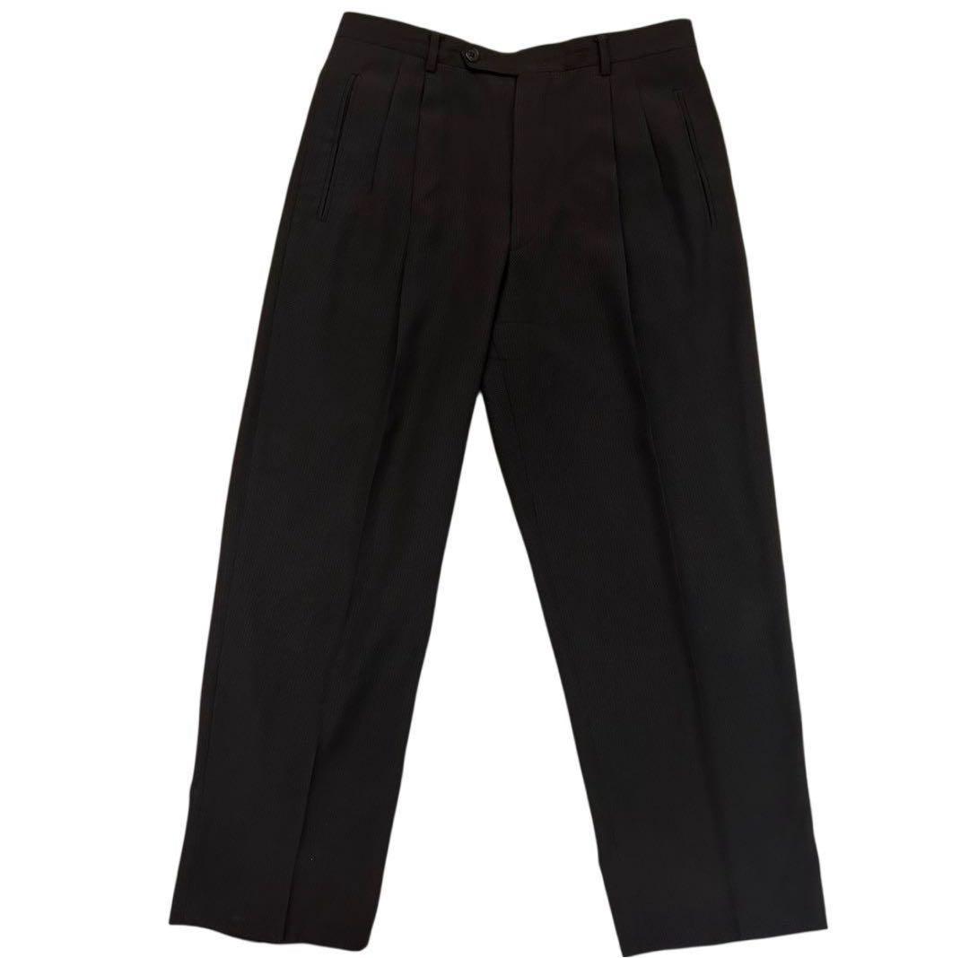 【黒タグ⚡️極美品】GIORGIO ARMANI 最高級スーツ 52 2XLシルク