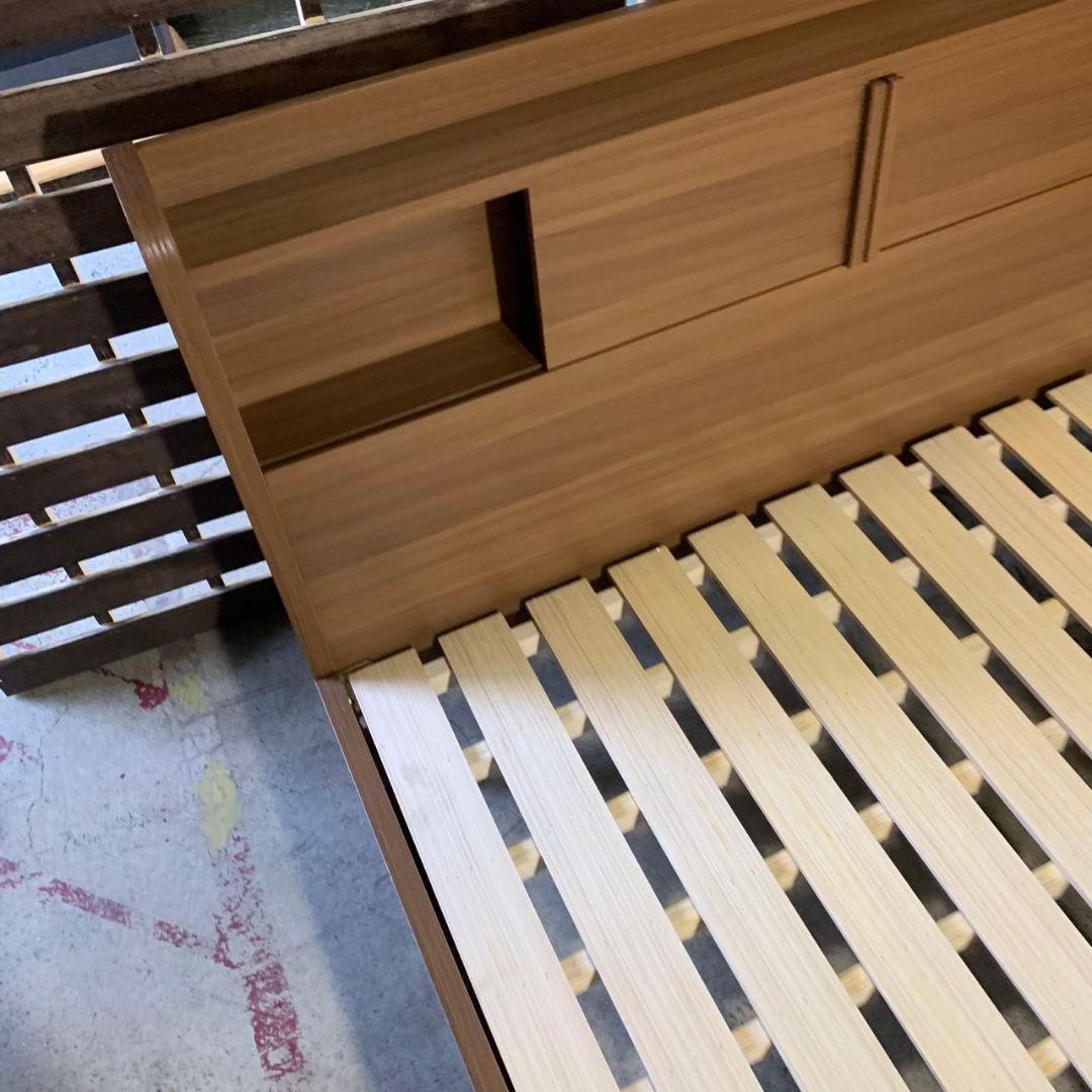 J389\" unico RUKEA ダブルサイズ ベッド フレーム