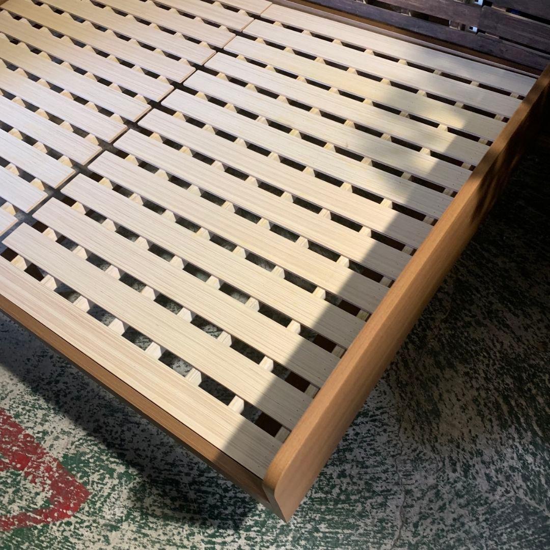 J389\" unico RUKEA ダブルサイズ ベッド フレーム