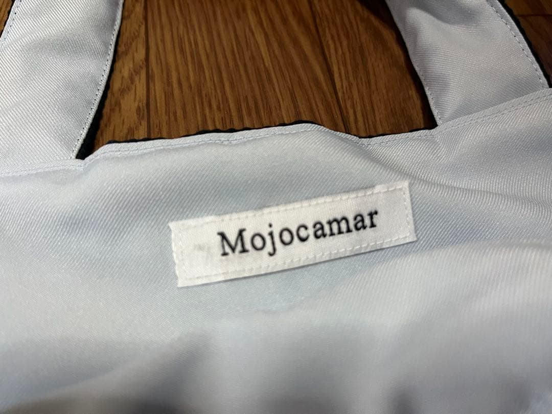 Mojocamar 黒色キルティングトートバック レッスンバッグ