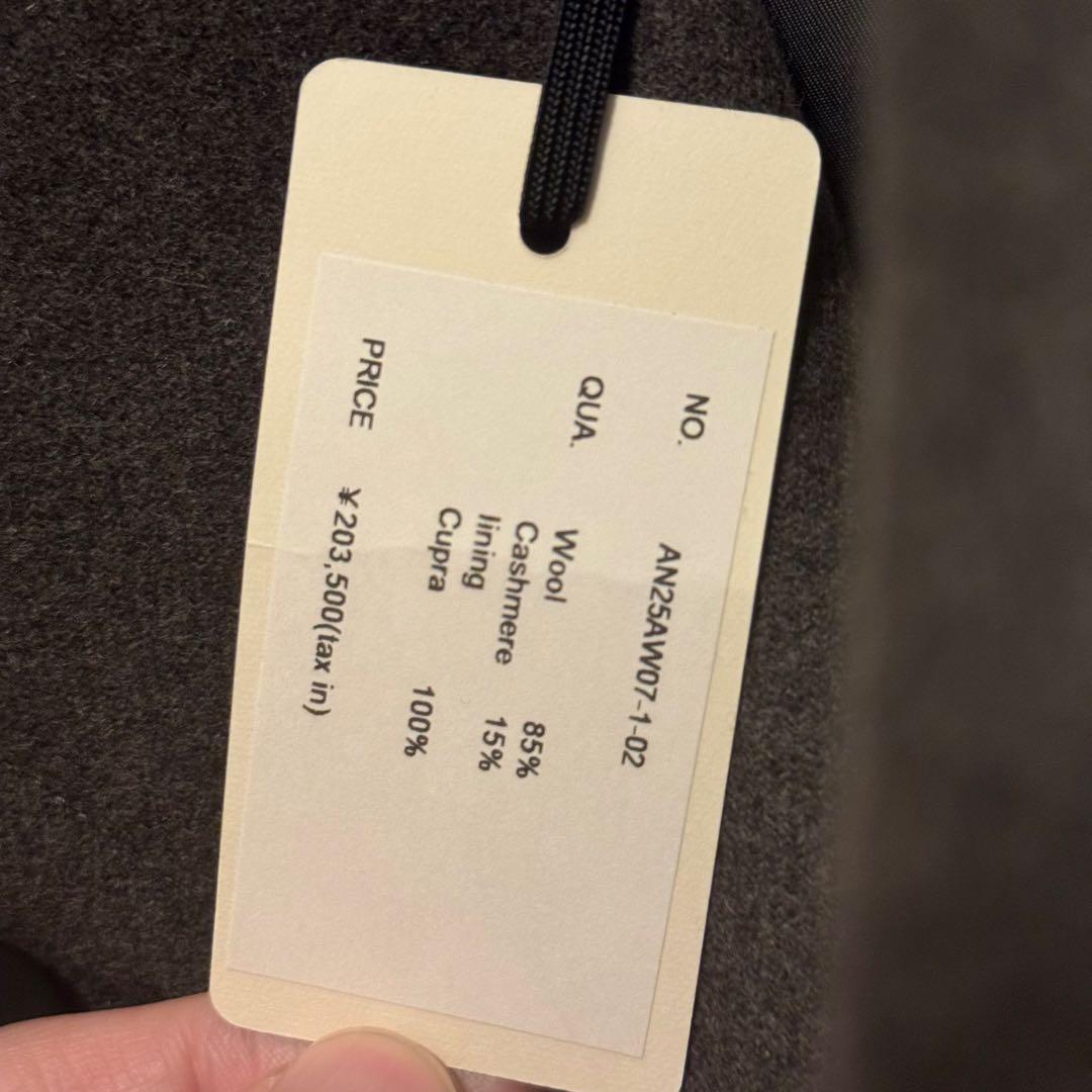 N*B様 試着程度　ANSNAM 最新　トレンチコート 25aw 02 M Lサ