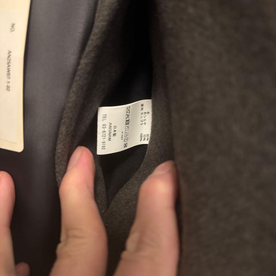 N*B様 試着程度　ANSNAM 最新　トレンチコート 25aw 02 M Lサ