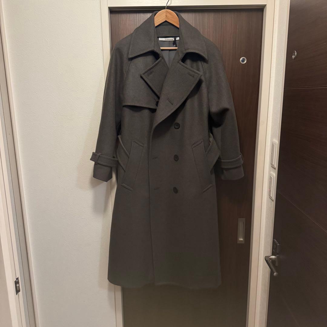 N*B様 試着程度　ANSNAM 最新　トレンチコート 25aw 02 M Lサ