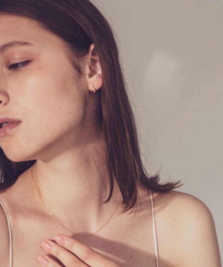 ete K18YG ミラーカットチェーン ネックレス イエローゴールド