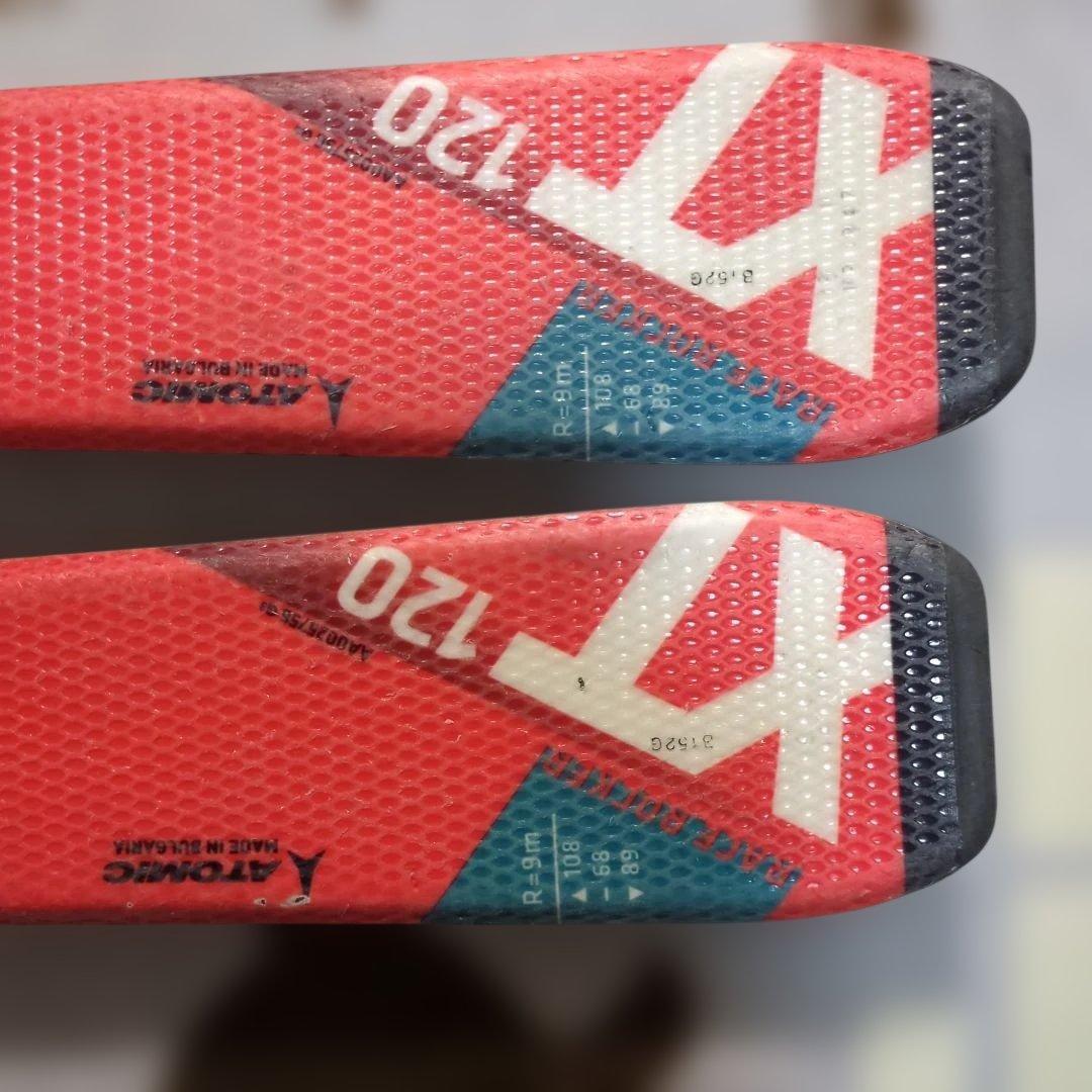 Atomicジュニアスキー板（120cm）・ビンディング・ブーツ（21.5cm）