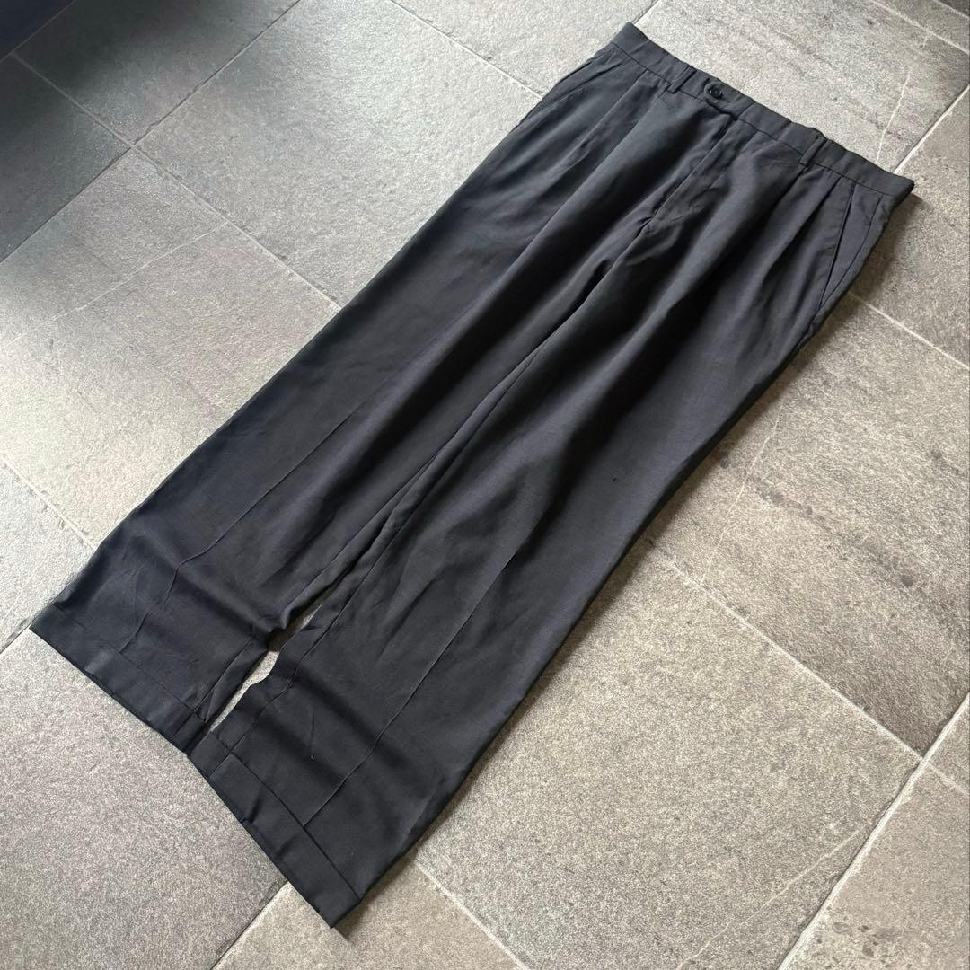 90s ワイドストレート 2タック スラックス \