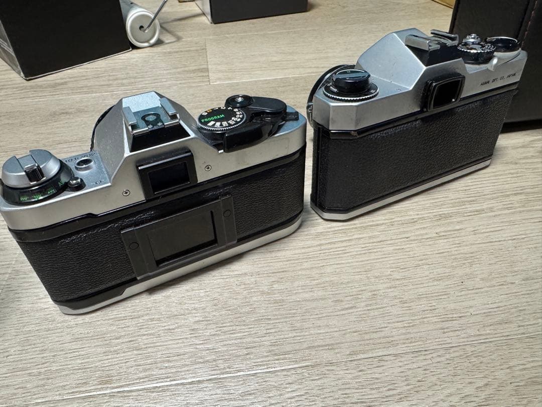 フィルムカメラ　Canon キヤノン AE-1 Pentax spotmatic
