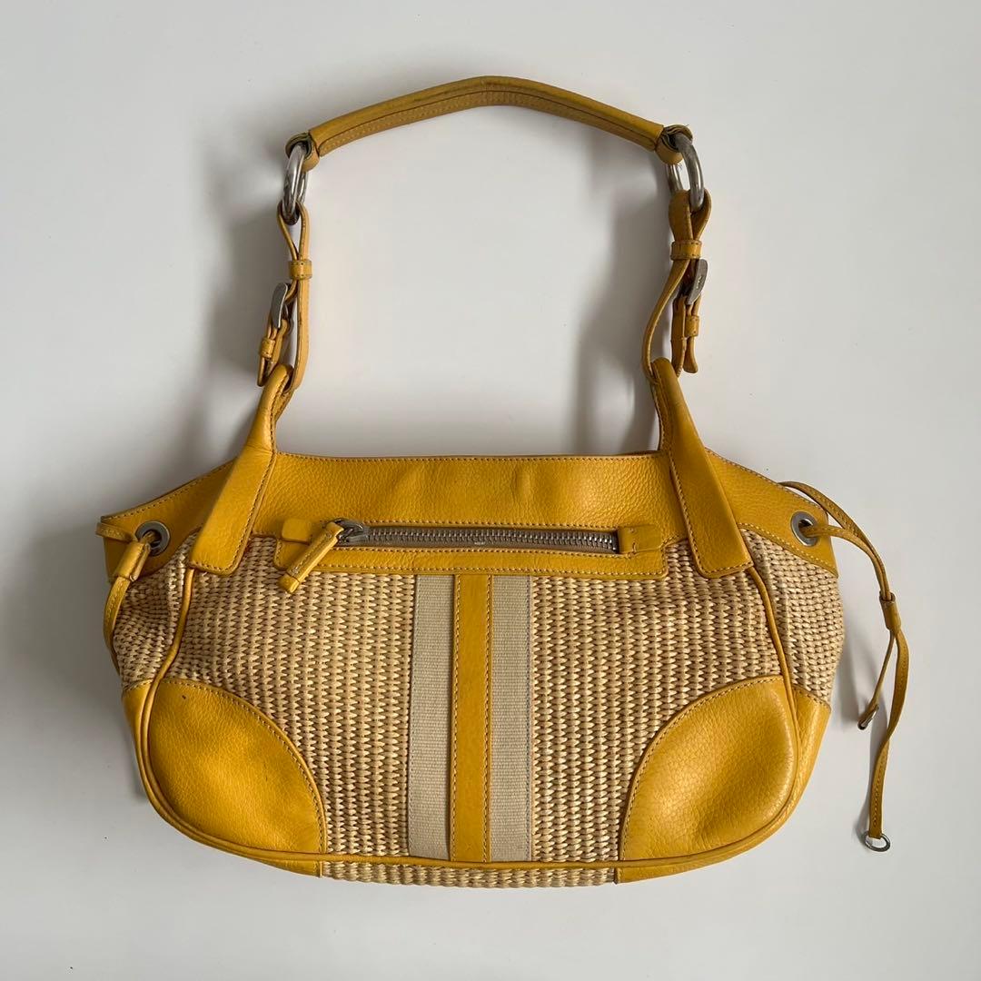 バッグ PRADA VITELLO DIANO WOVEN SHOULDER BAG