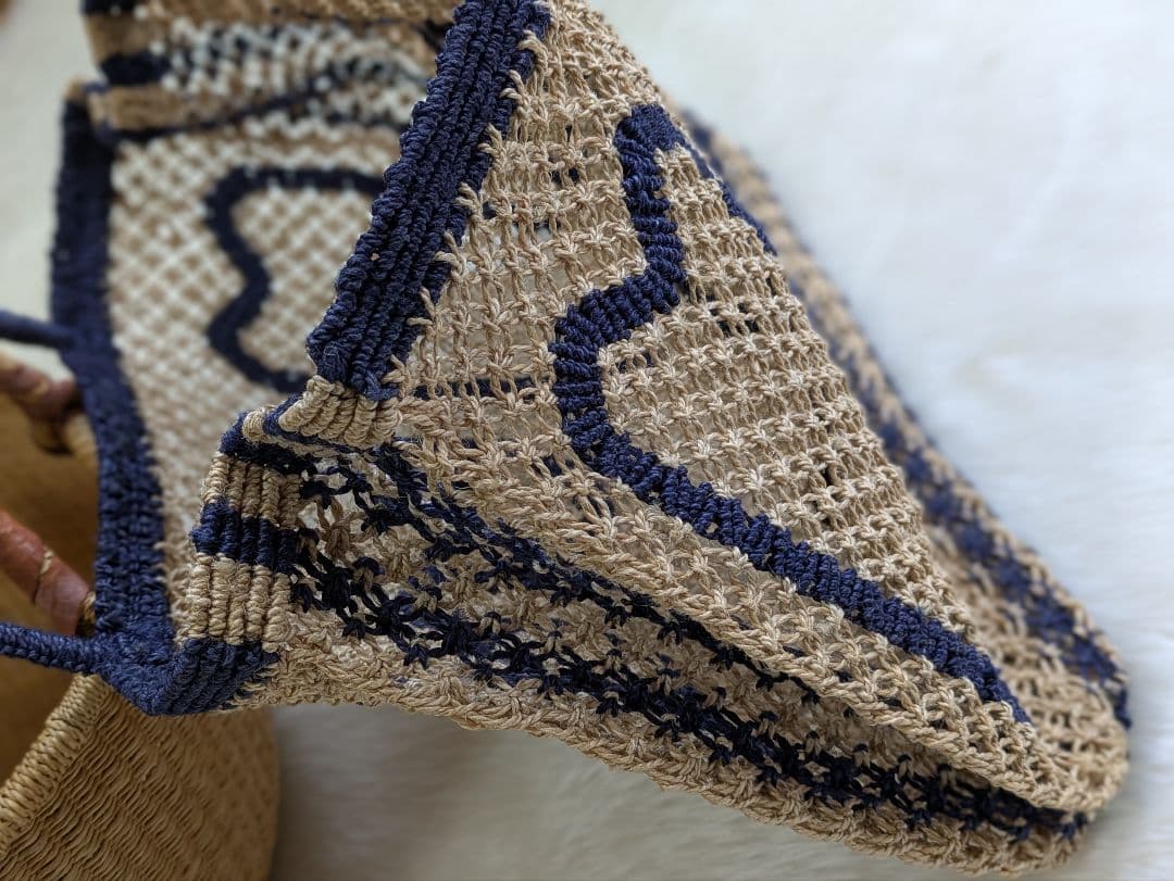 ♡the Jacksons♡　人気商品　 メッセージ刺繍 かごバッグ