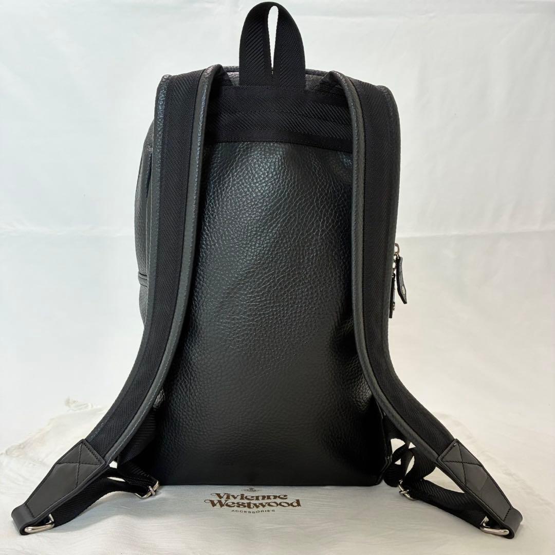 【極美品】ヴィヴィアンウエストウッド ハミルトン リュック レザー 黒 A4可