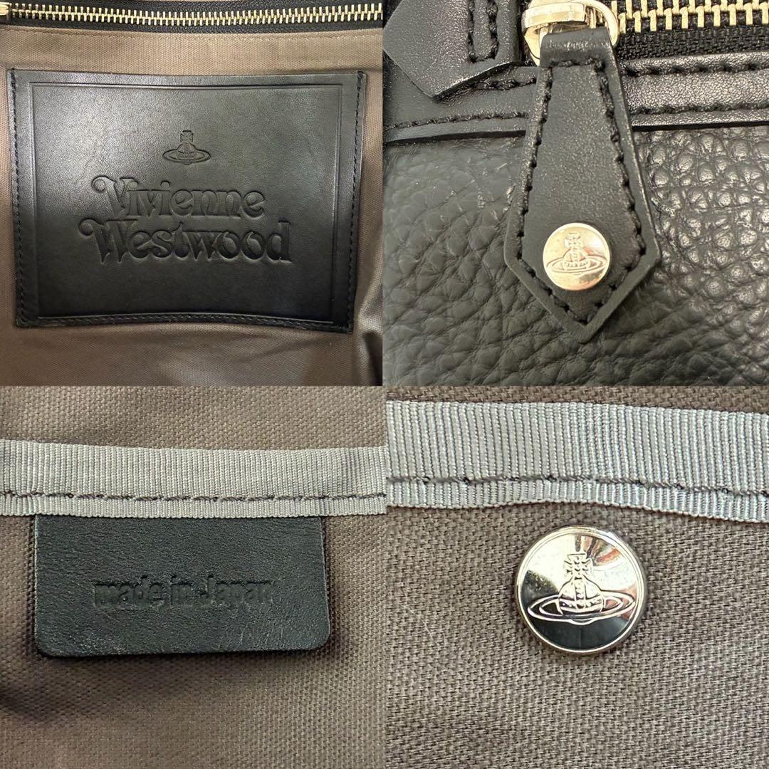 【極美品】ヴィヴィアンウエストウッド ハミルトン リュック レザー 黒 A4可