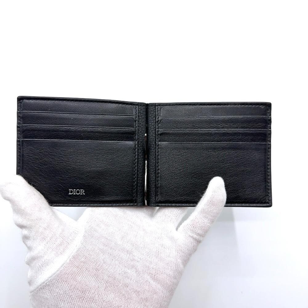 ◇ディオール◇レザー/CD/ロゴ/マネークリップ/ブランド