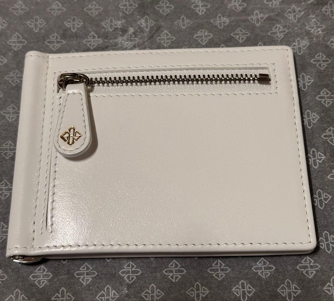 S*n様 【新品】 エッティンガー マネークリップ (小銭入れ有) ホワイトカー