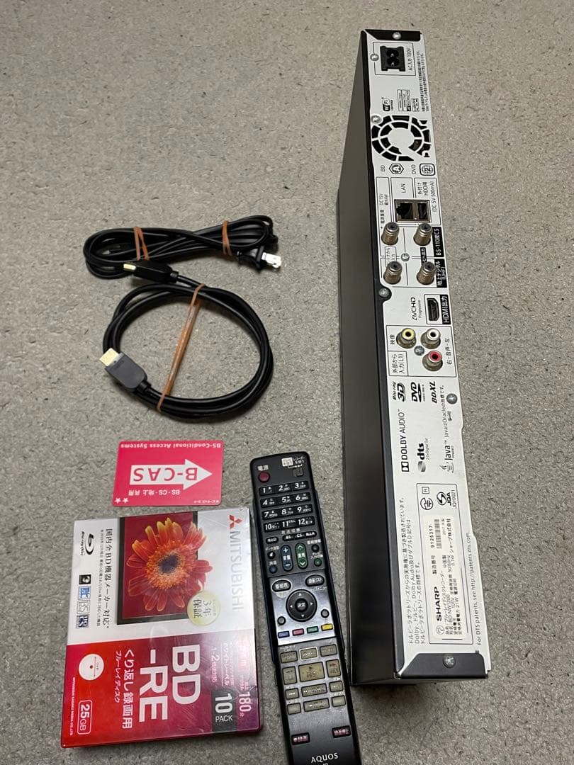 シャープAQUOSブルーレイレコーダー BD-NW1200