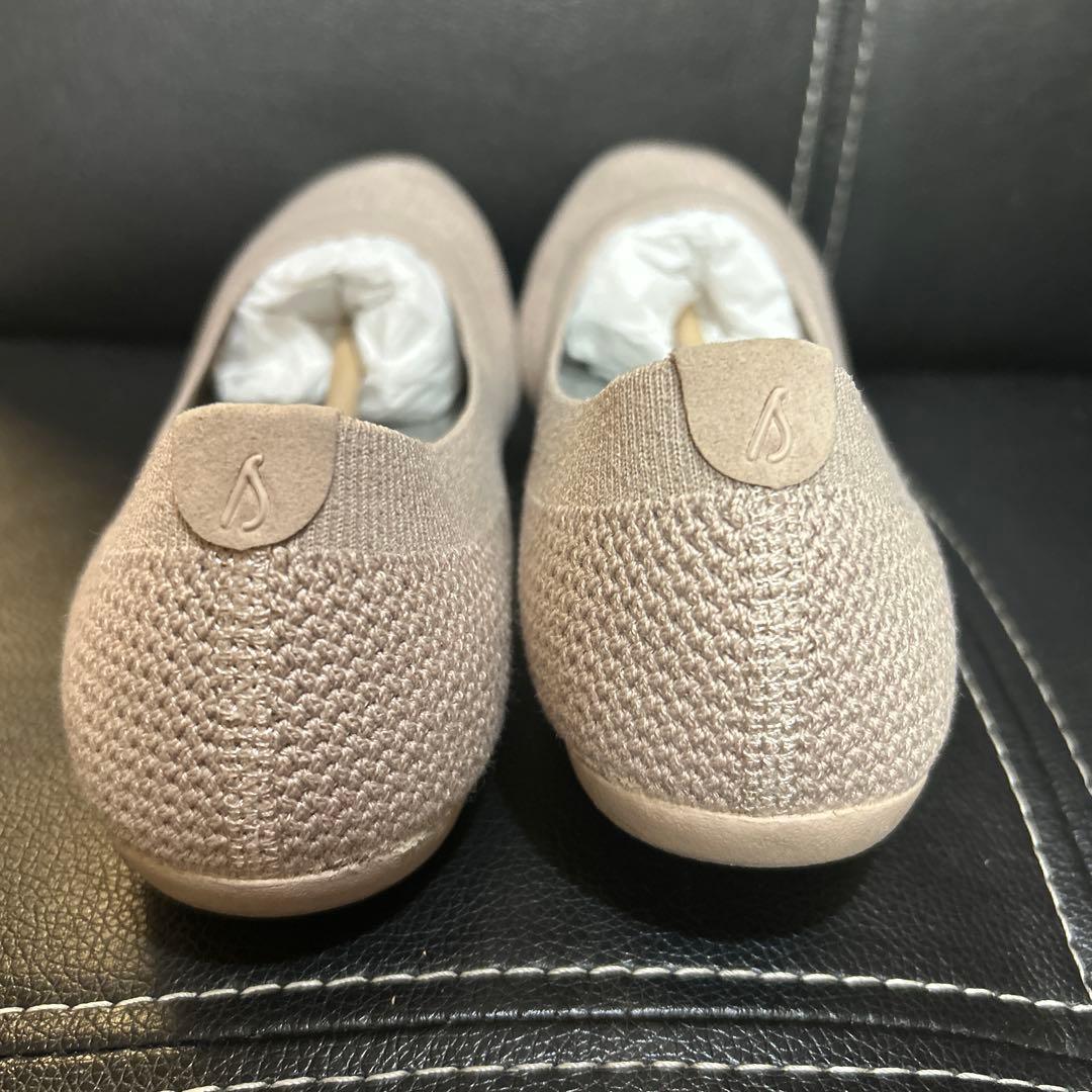 allbirds オールバーズ　ベージュ　ニット フラットシューズ 6.5