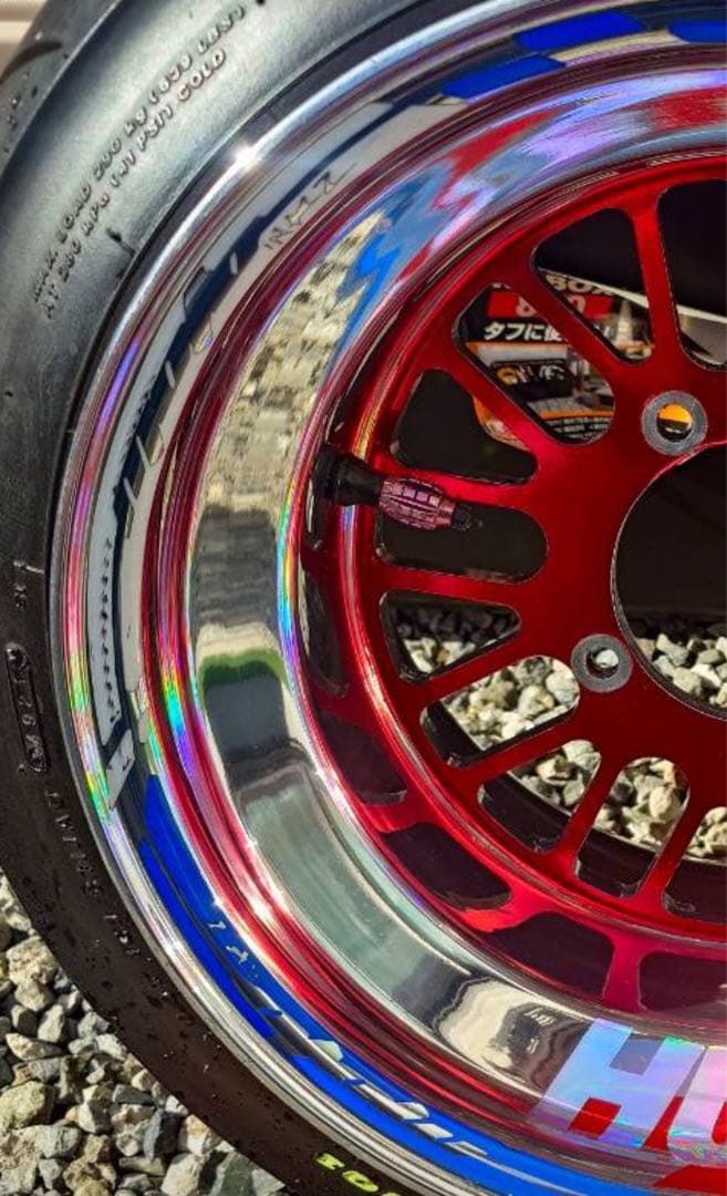 ズーマー FLP製USホイール前後タイヤセット