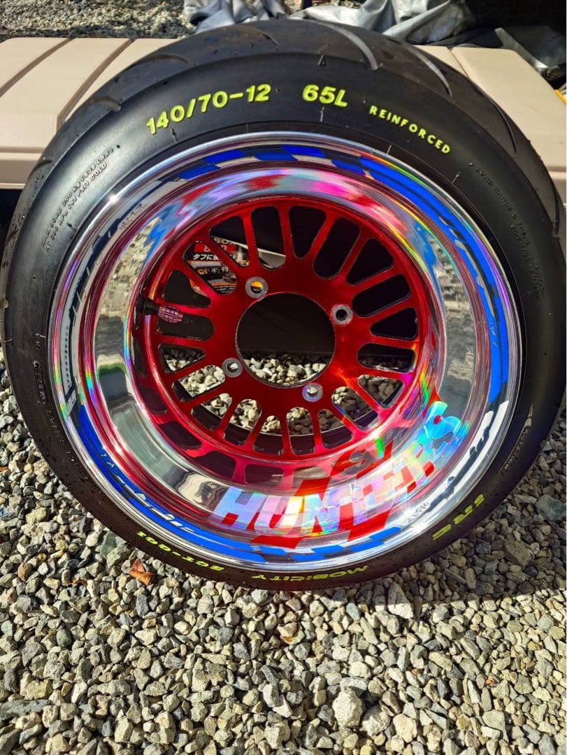 ズーマー FLP製USホイール前後タイヤセット