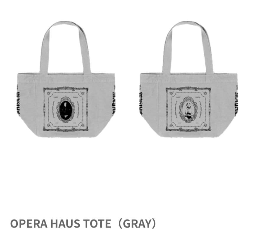 レディガガOPERA HAUS TOTE（グレー）