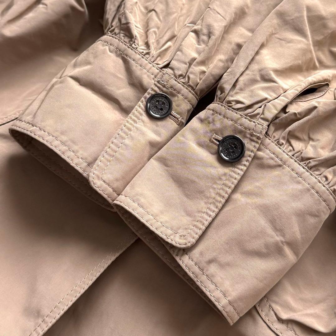 美品 バーバリー ブルーレーベル シングル トレンチコート ノバチェック 36