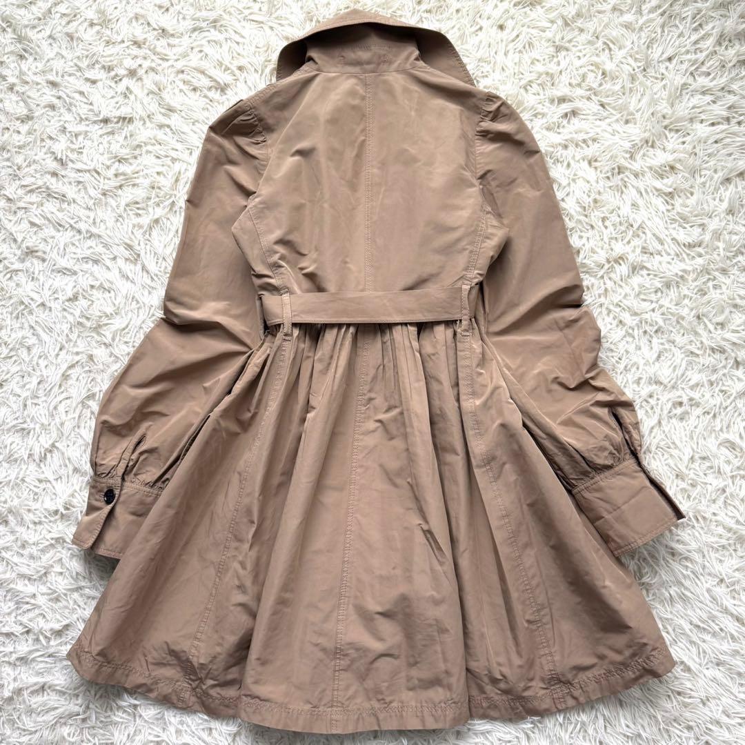 美品 バーバリー ブルーレーベル シングル トレンチコート ノバチェック 36