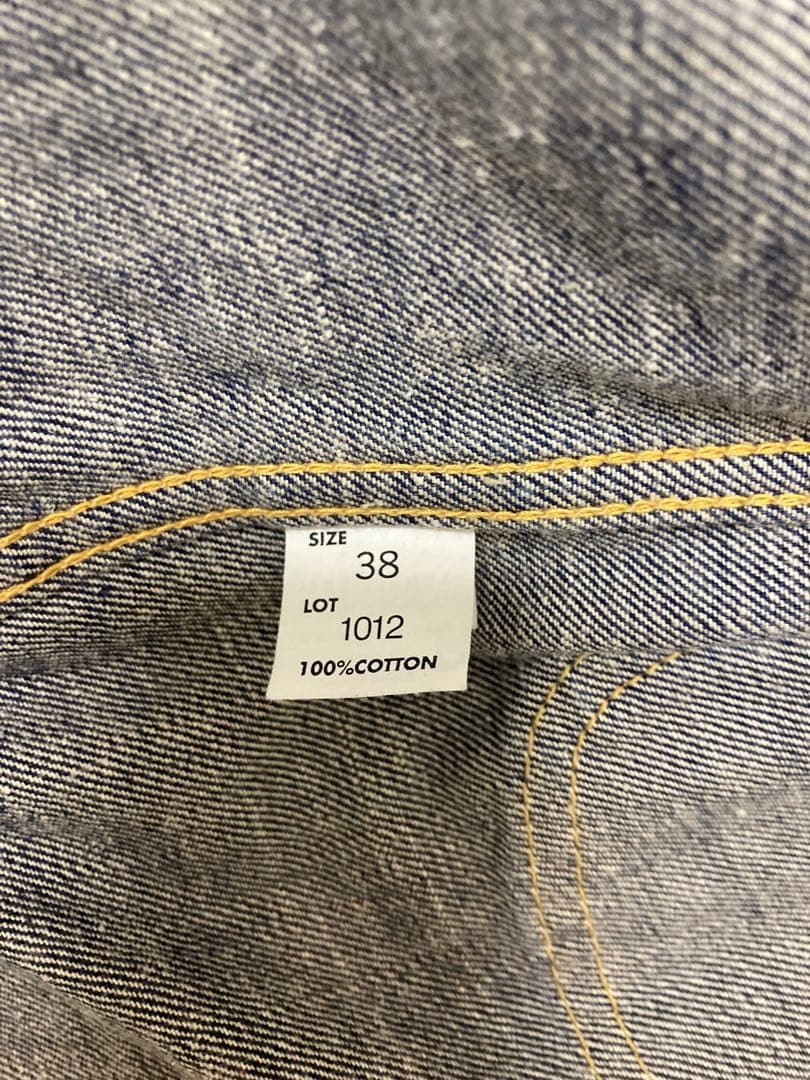 Lee デニムジャケット サイズ38 インディゴ LOT1012